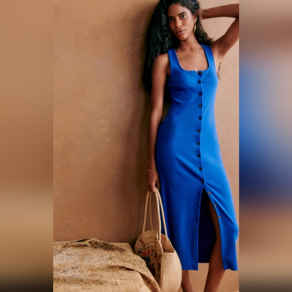 NWT Fabiola Dress XS Luminous Blue